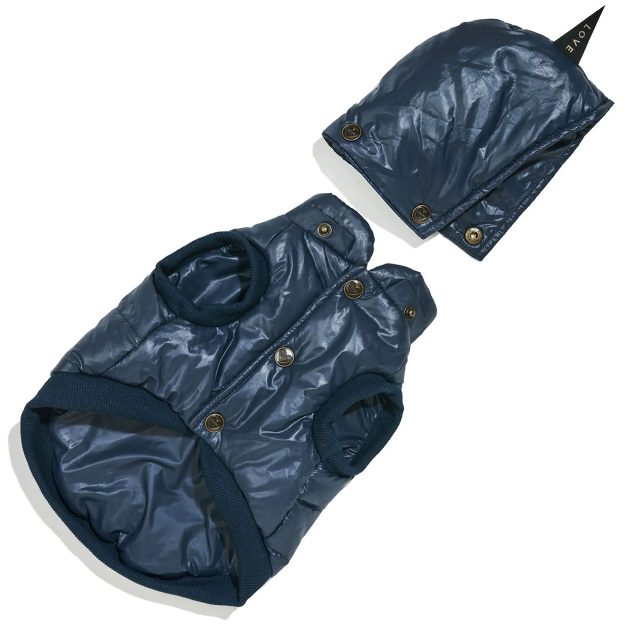 Found My Animal Puffer with Hood - Navy