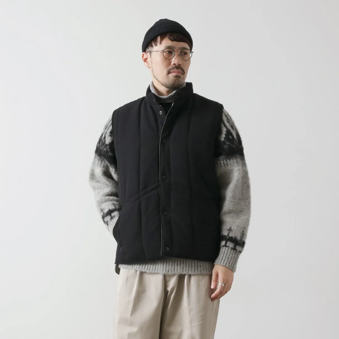 FUJITO / Ski vest Wool serge