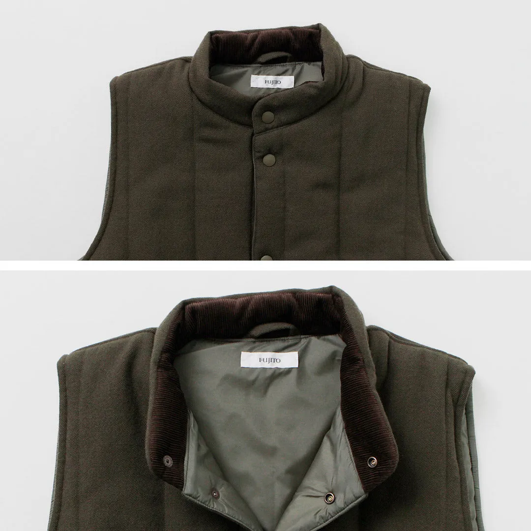 FUJITO / Ski vest Wool serge