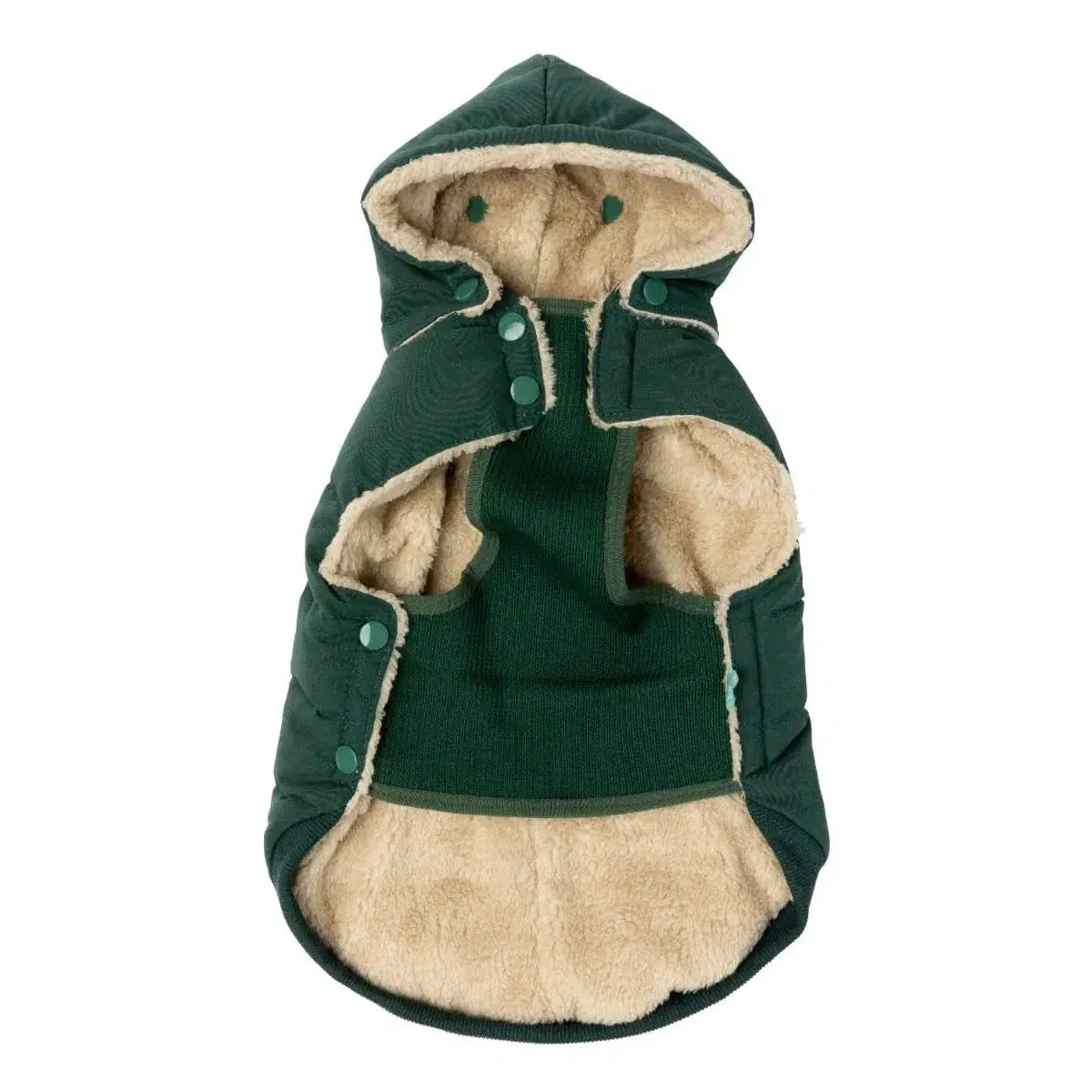 FuzzYard | Essential Puffer Jacket - Forest Green