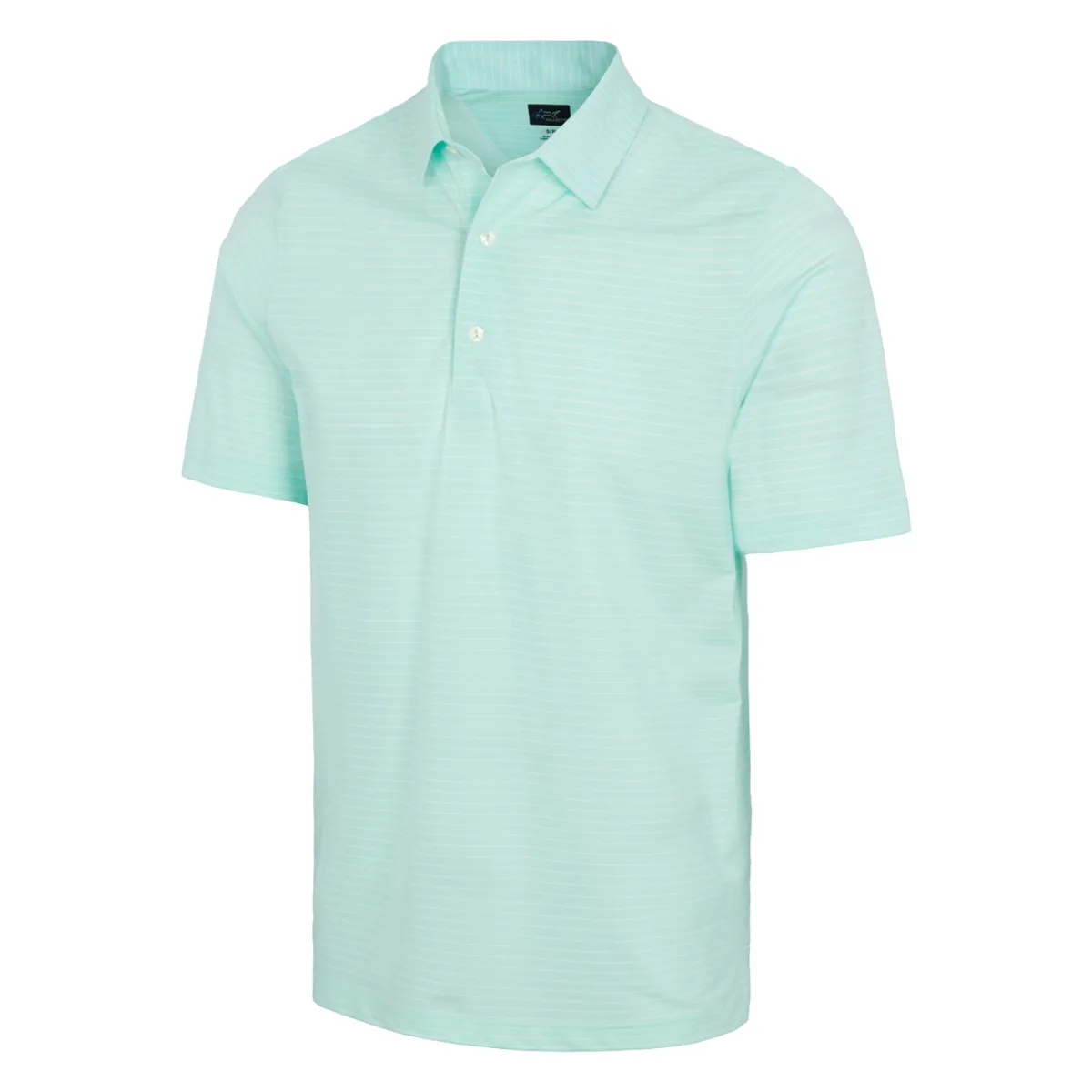 Greg Norman Freedom Micro Pique Feeder Stripe Polo  (US Size)