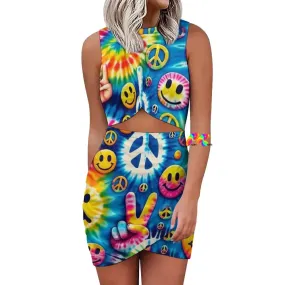 Harmony Cut-Out Rave Dress