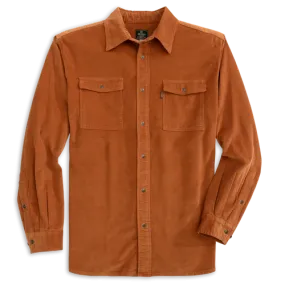 HEYBO Darden Corduroy Shirt in Rust