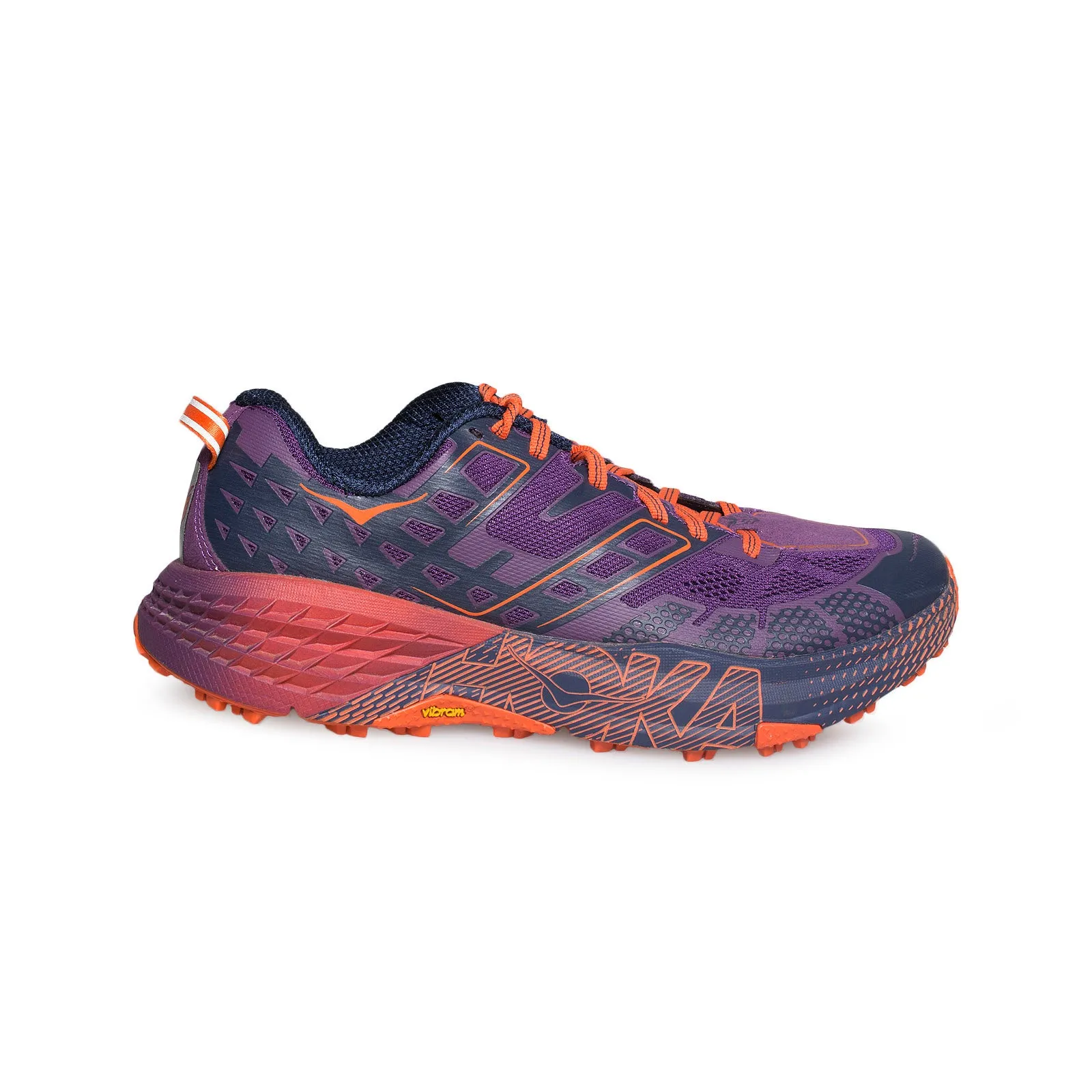 Hoka One One Speedgoat 2 Plum / Peacoat Running Shoes - Women's