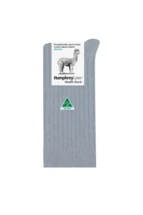 Humphrey Law - Socks - Alpaca Wool Blend - Silver Grey