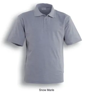 Huon Cotton Jersey Polo - Snow