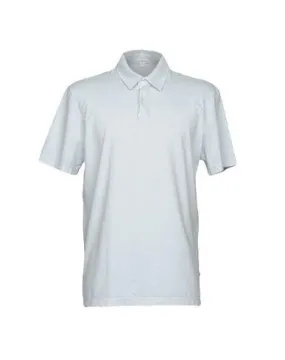 James Perse Man Polo shirt Sky blue 5 Designer