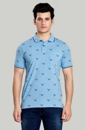 Jersey Bird Print Polo