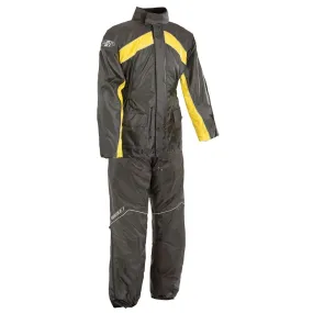 Joe Rocket 'RS-2' Mens Black/Yellow Rain Suit