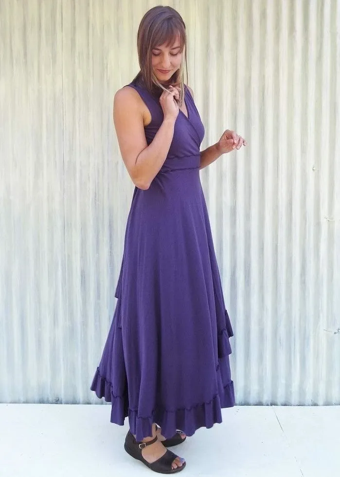 Josephine Ruffle Maxi Dress (Custom Made)