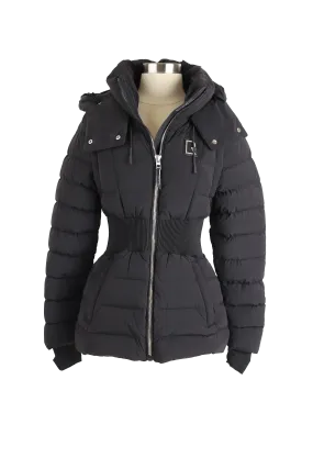 Juliette Synched Waist Down Puffer Jacket W/ Removable Sleeves