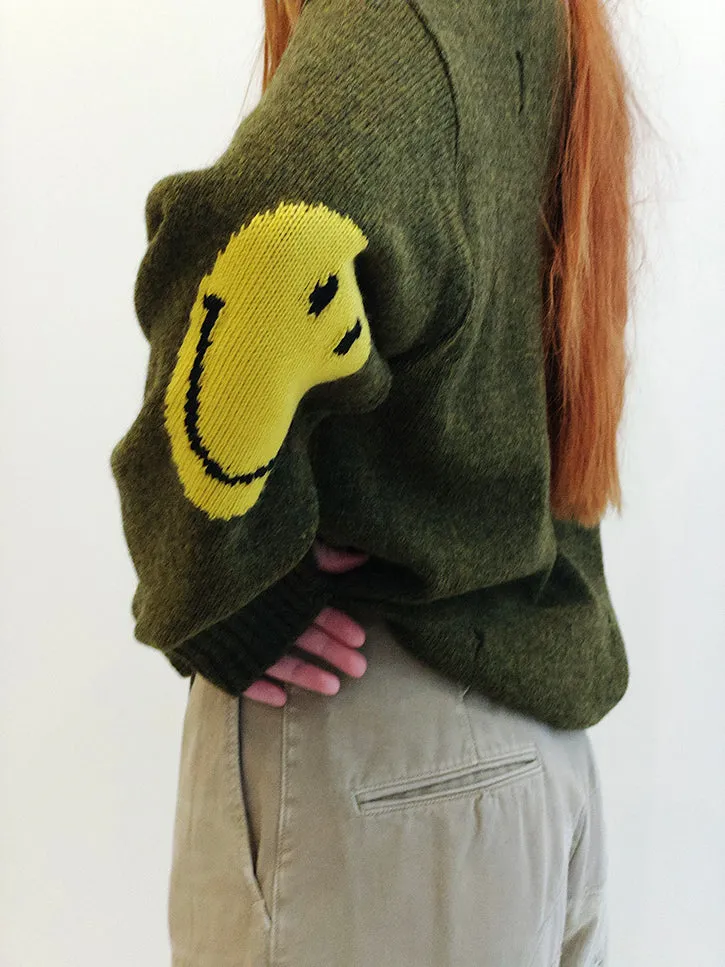 Kapital 7G Smilie Crew Sweater