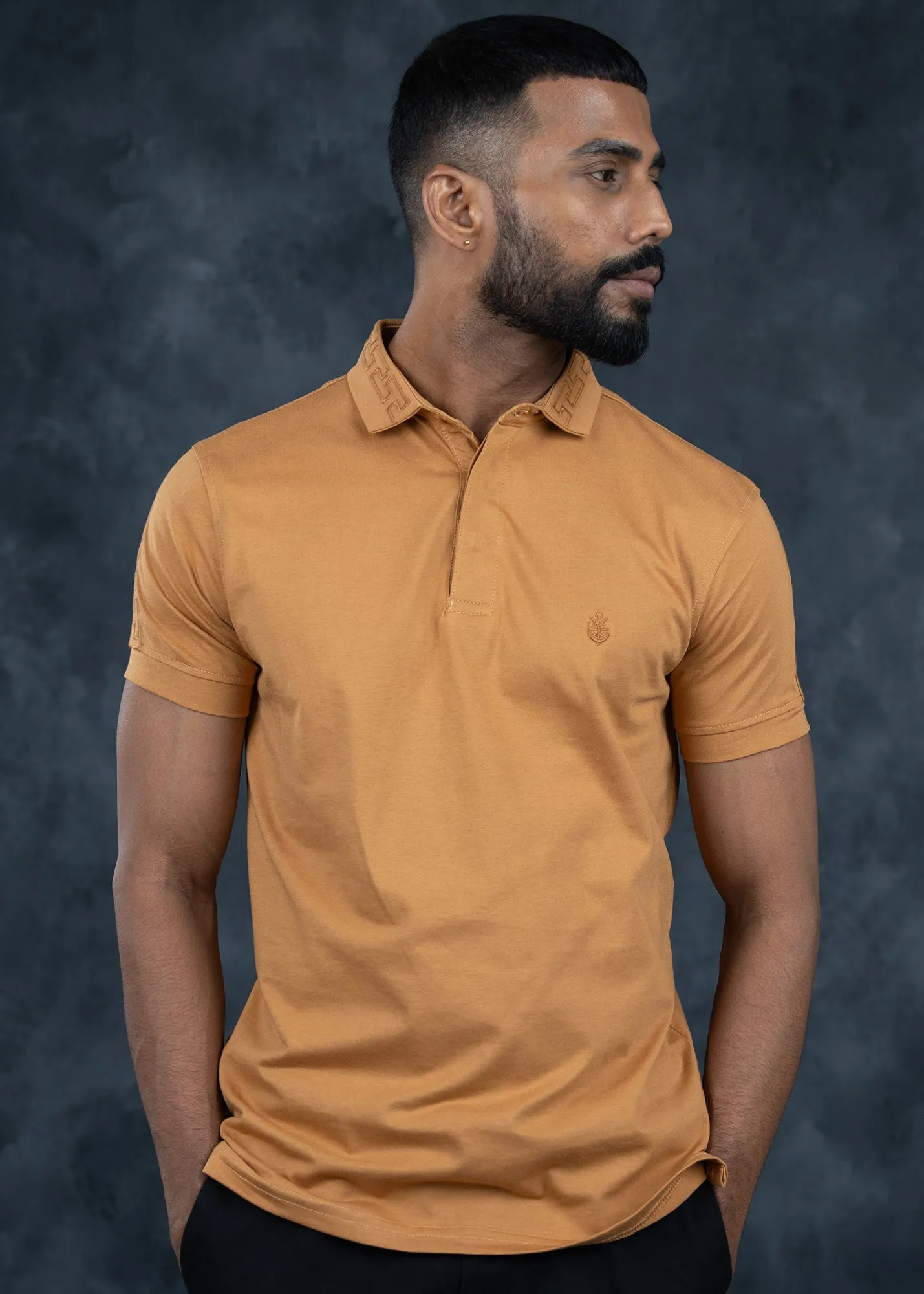 LCY | Embroidered Collar Polo