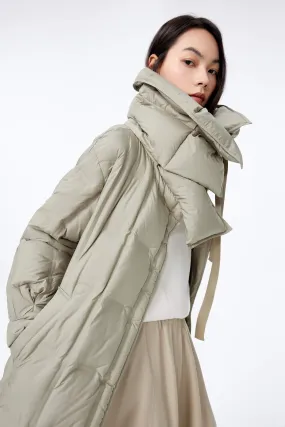 LILY Detachable Scarf Warm Down Jacket