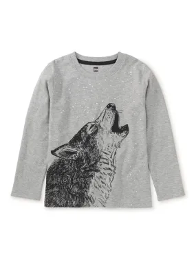 L/S Graphic Tee, Husky Howl