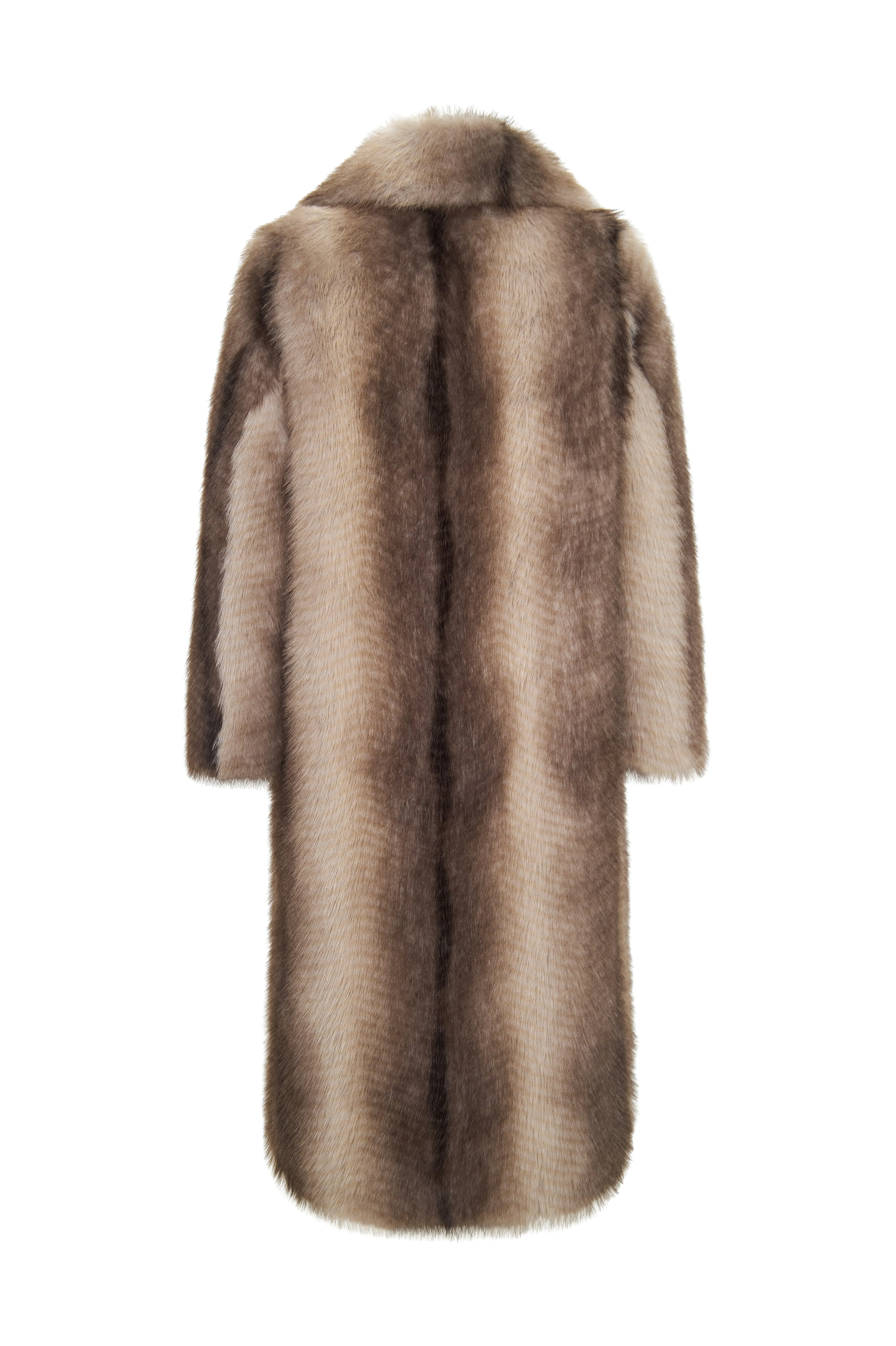 Luxurious Faux Fur Coat Natalie  - Brown