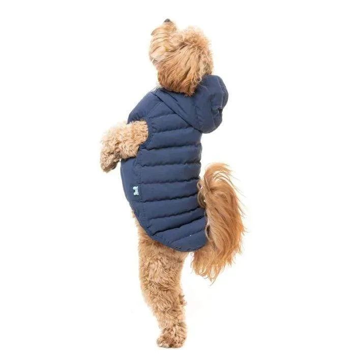 Luxury Aspen Dog Jacket - Marine Blue