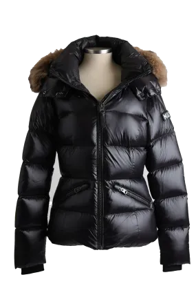 Madalyn Down Puffer Jacket W/ Shearling Hood