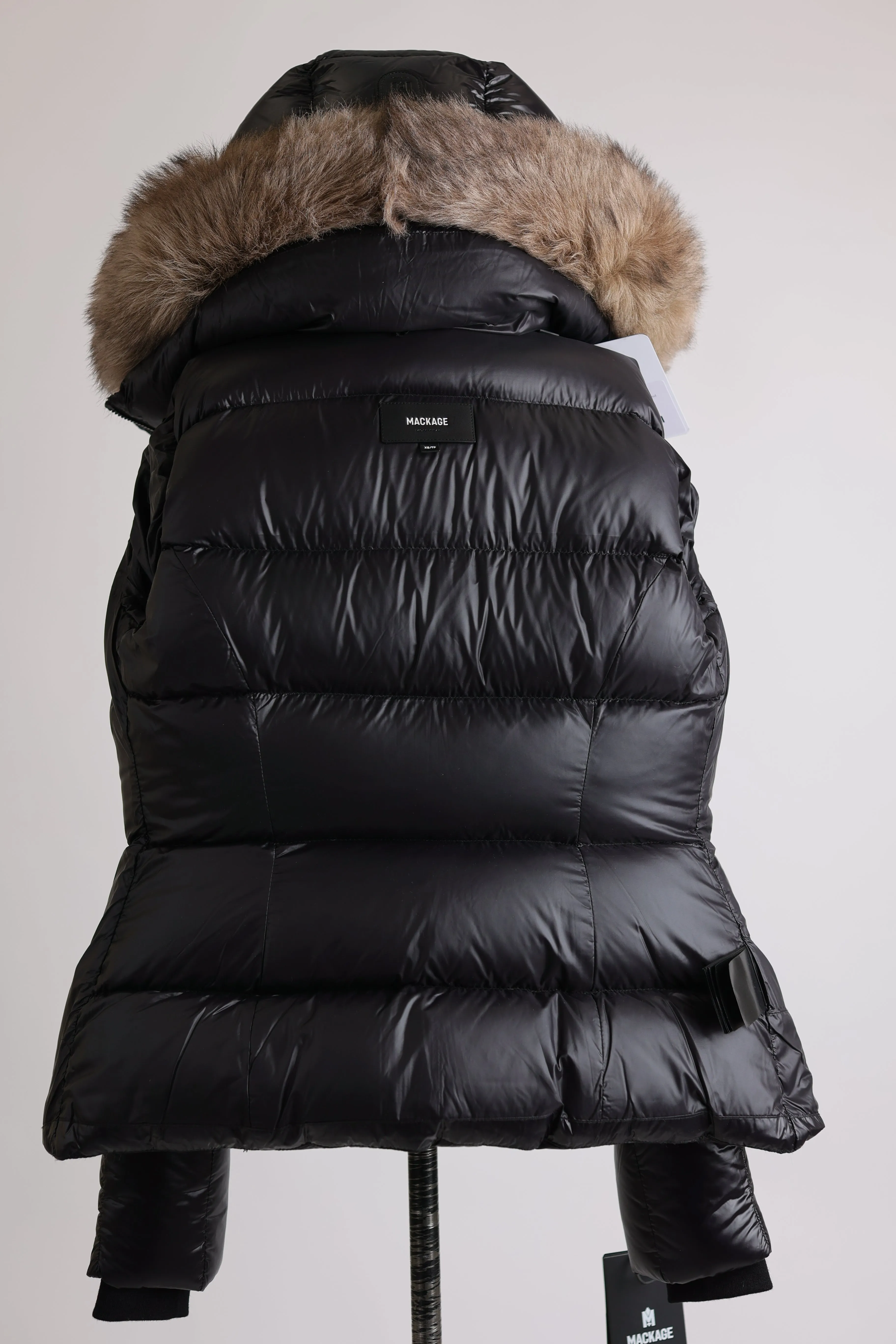 Madalyn Down Puffer Jacket W/ Shearling Hood