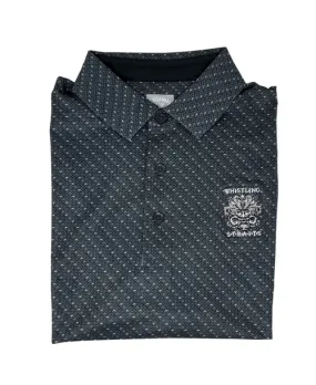 MEN&#039;S CALLAWAY ALLOVER CHEVRON POLO. WHISTLING STRAITS® LOGO EXCLUSIVELY. 2 COLOR OPTIONS.