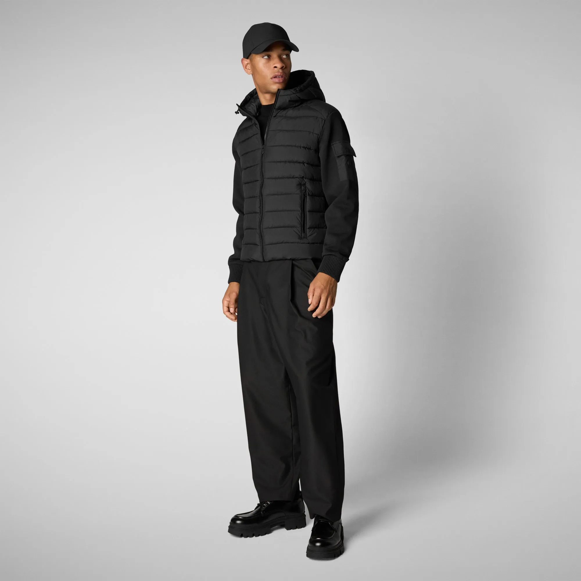 Men's  animal free Puffer jacket Torin in black