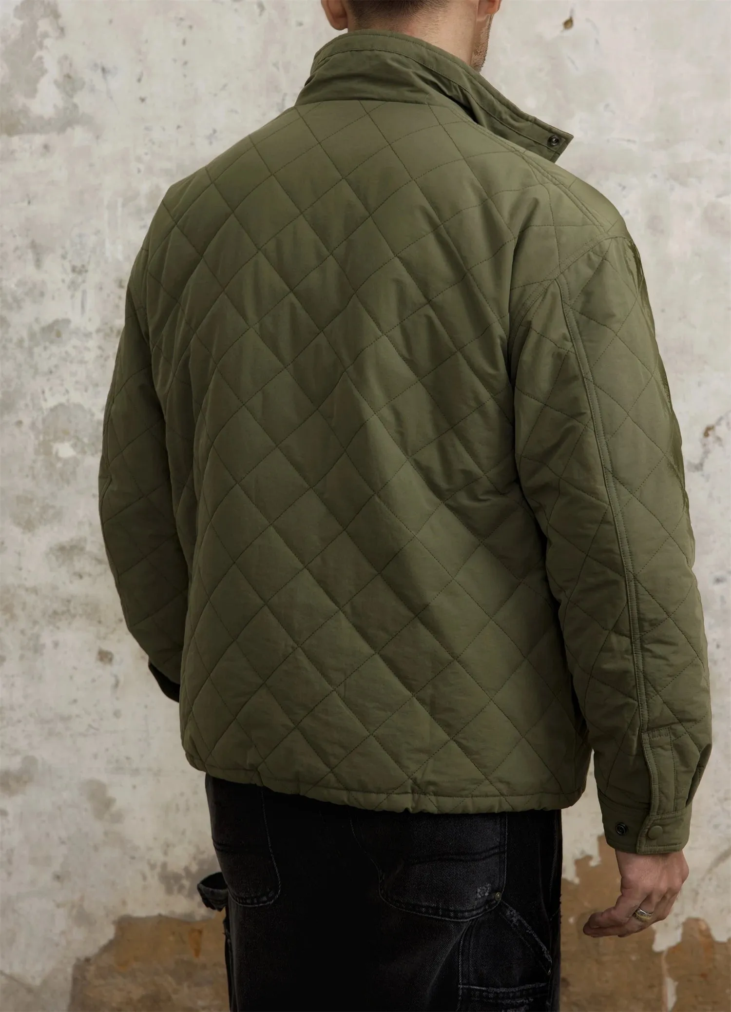 Men's Argyle Quilted Jacket