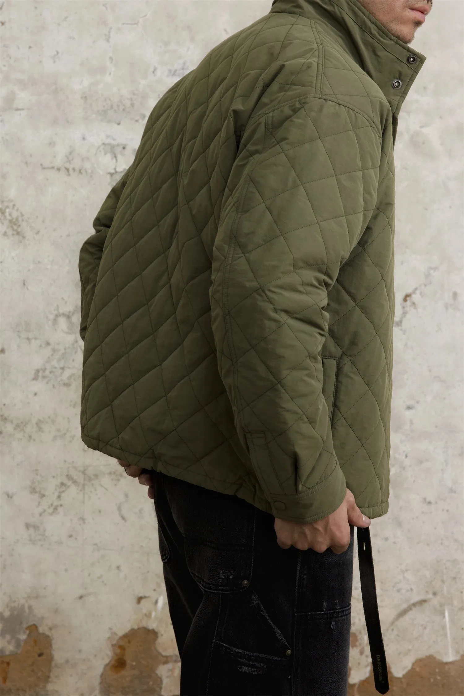 Men's Argyle Quilted Jacket