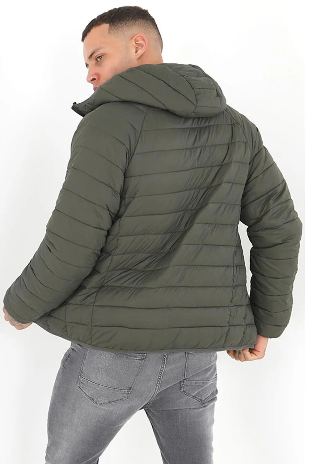 Mens Long Sleeve Puffer Jacket