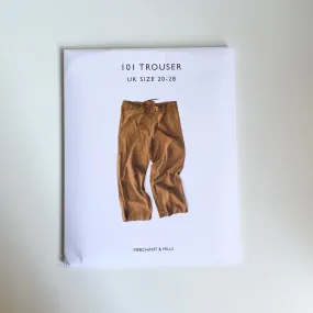 Merchant & Mills Pattern : 101 Trouser (sizes 20 - 28)