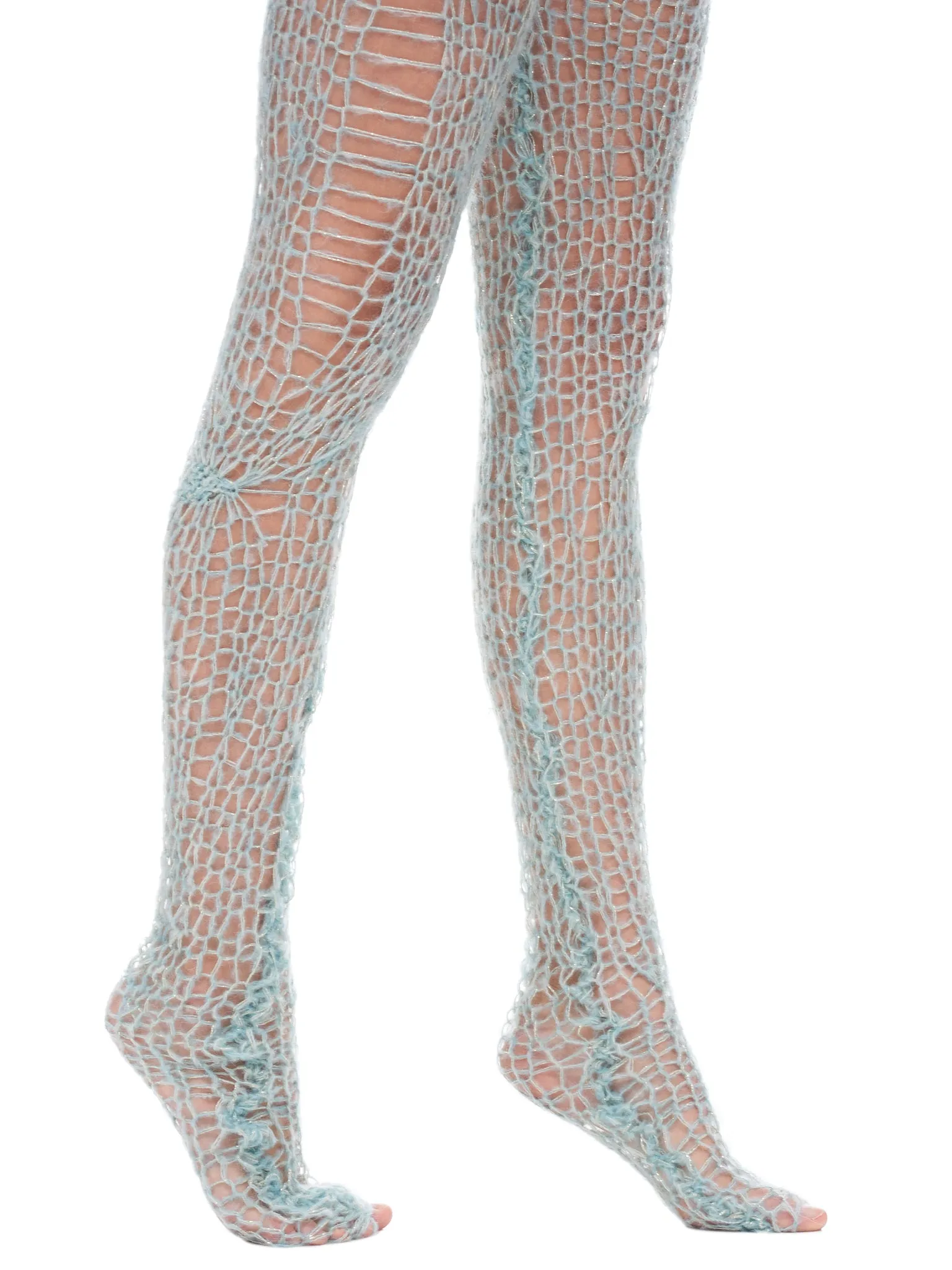 Mohair Knit Tights (F2269-SEA-FOAM)