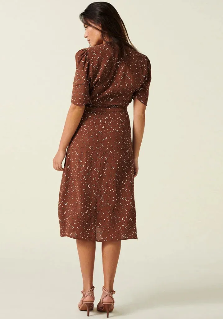 Nonothing |Women's wrap midi dress