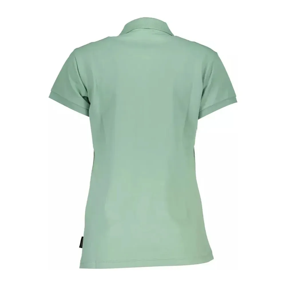 North Sails Green Cotton Women Polo Shirt