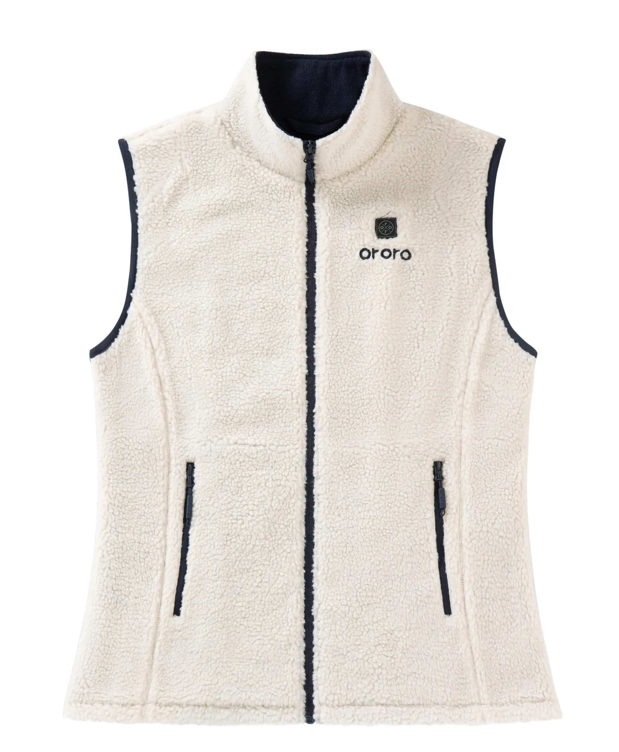 (Open-box) Women's Heated Recycled Fleece Vest (Battery Set Not Included)