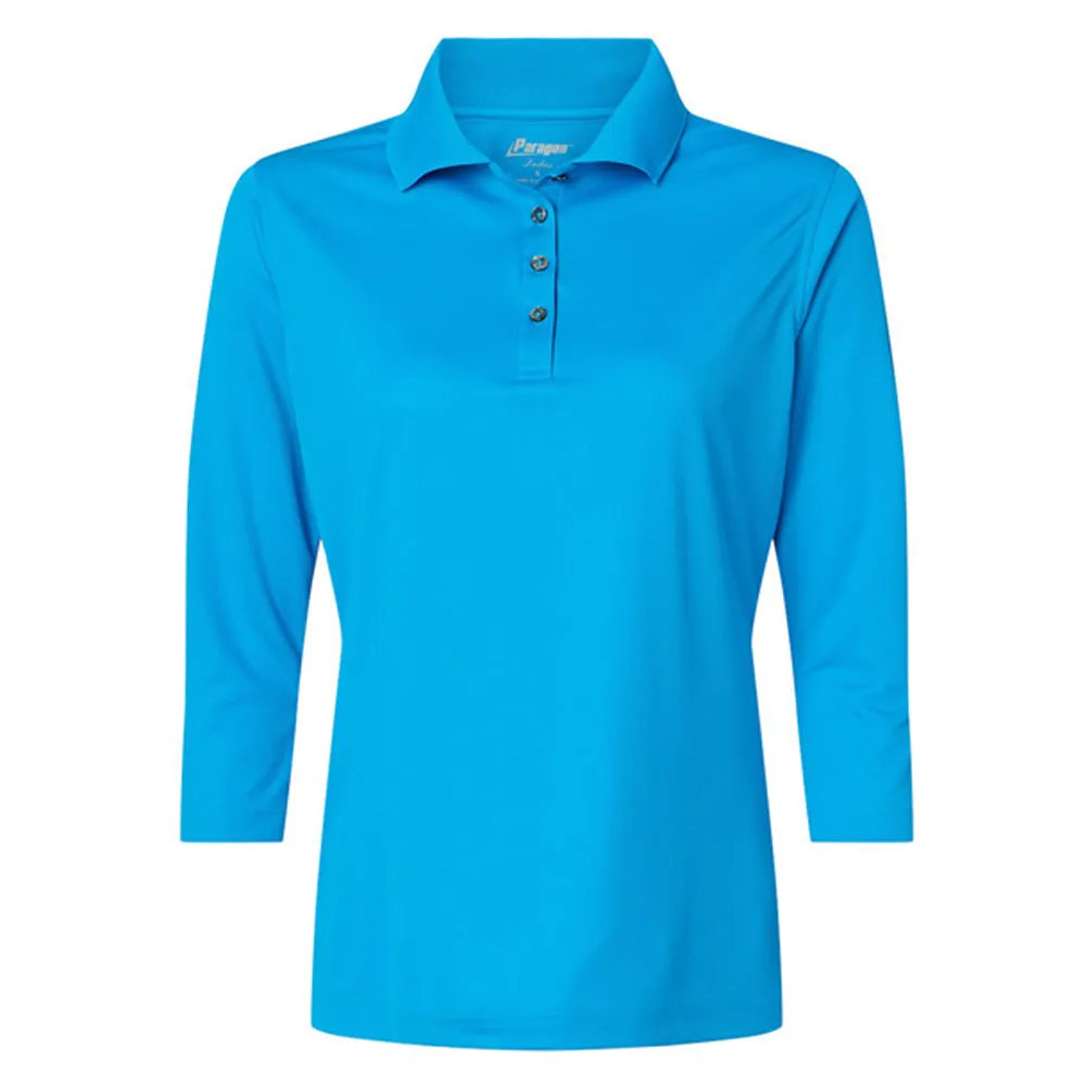 Paragon Women's Lady Palm Three-Quarter Sleeve Polo