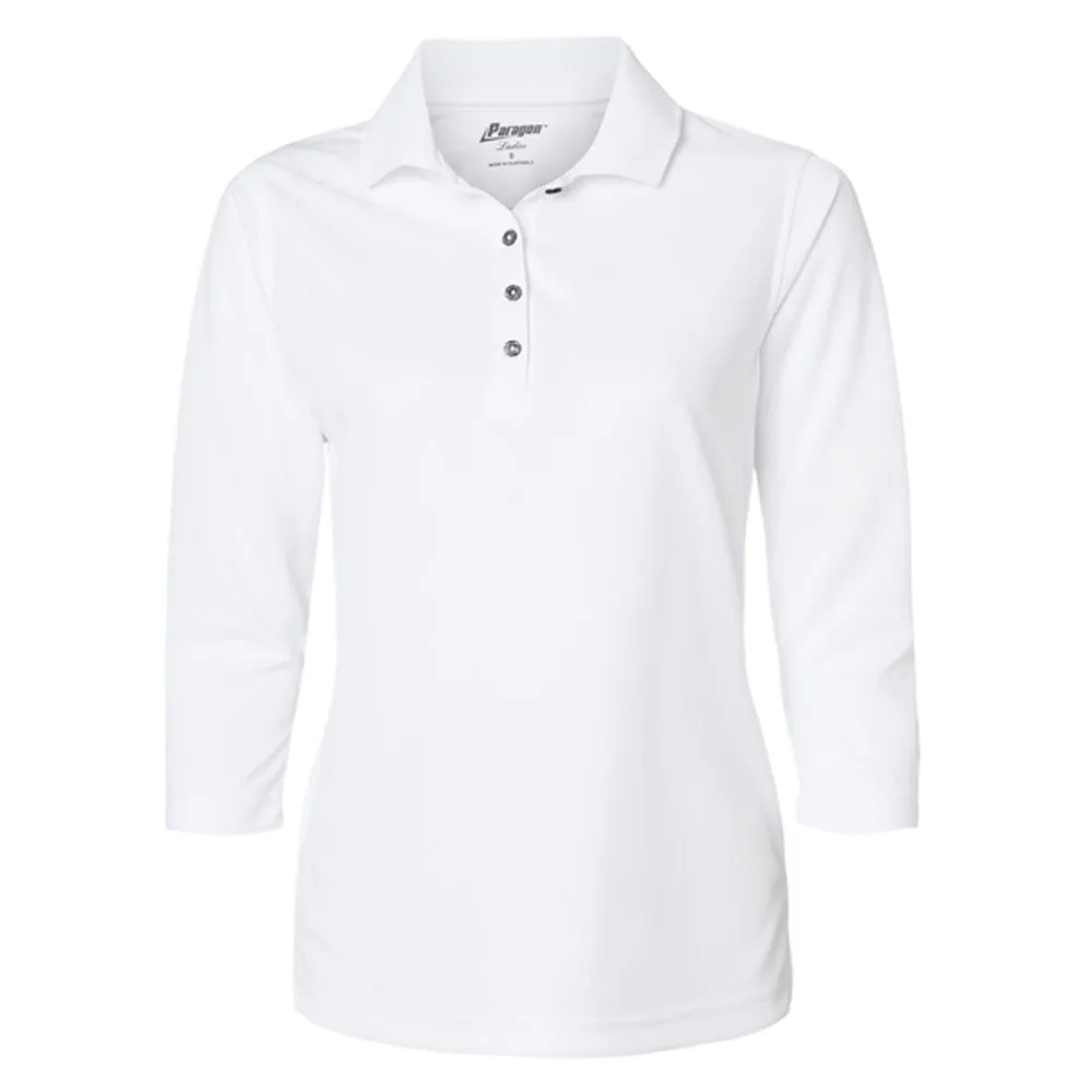 Paragon Women's Lady Palm Three-Quarter Sleeve Polo