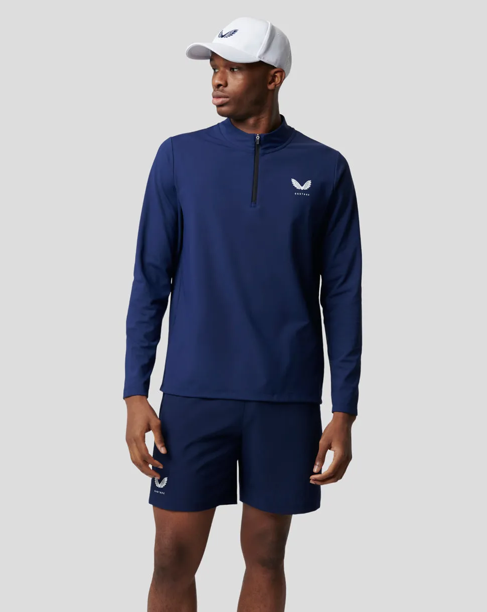 Peacoat Active Mid Layer 1/4 Zip