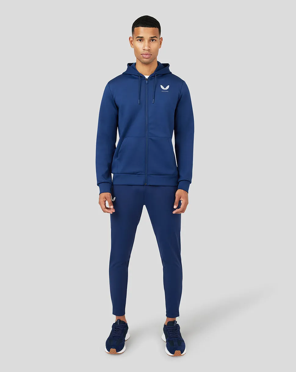 Peacoat Flex Zip Through Hoody