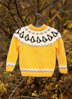 Penguin Children's Wool Sweater - Free Pattern