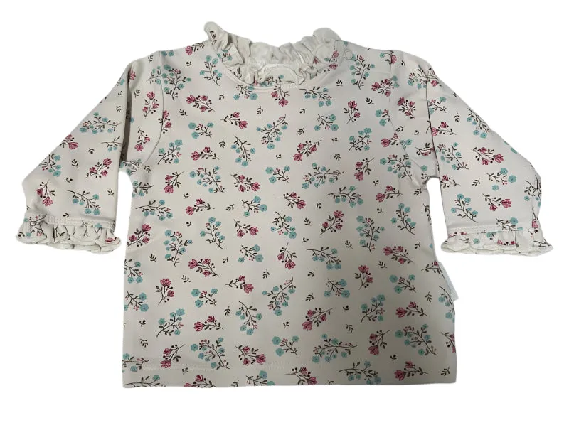 Purebaby Thicker Layering Top - Mist Floral