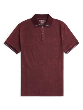 Purple Jersey Short Sleeve Polo