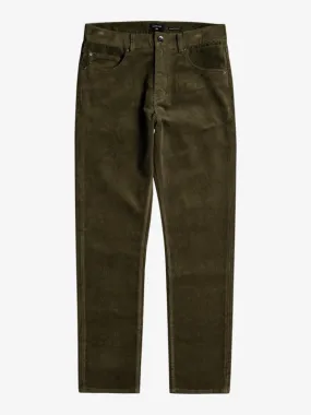 Quiksilver Kracker Cord Pants-Grape Leaf