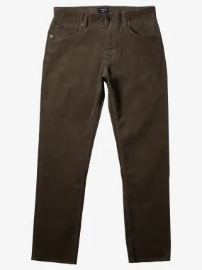 Quiksilver Kracker Cord Pants-Major Brown