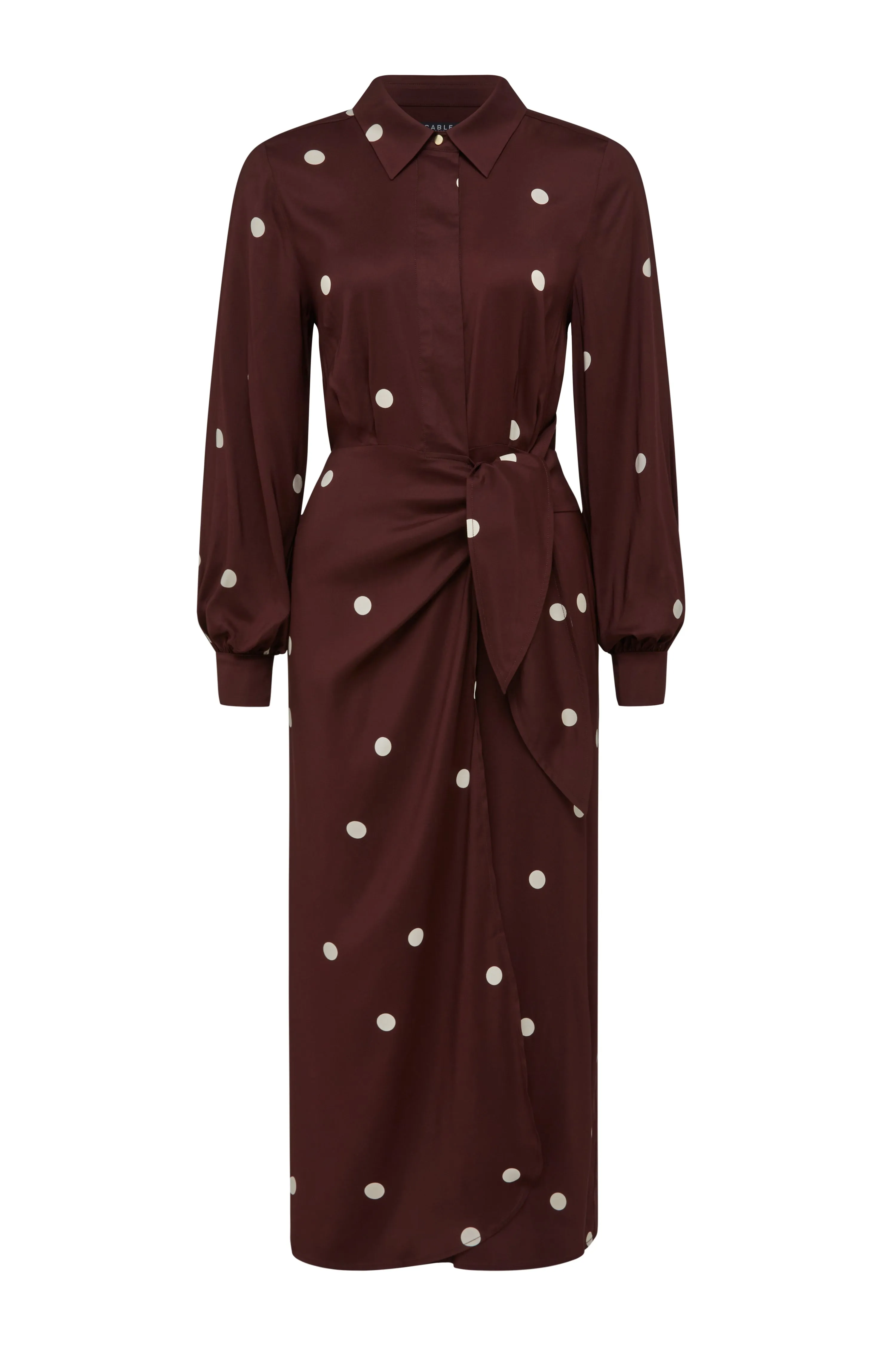 Roberts Shirt Dress - Chocolate Spot