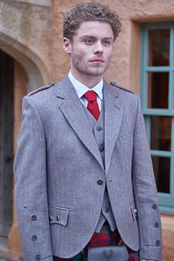 Russet red Crail Jacket & waistcoat - Clunie range