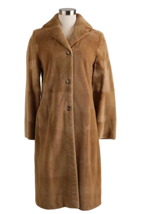 Sheared Mink Coat w/ Hood