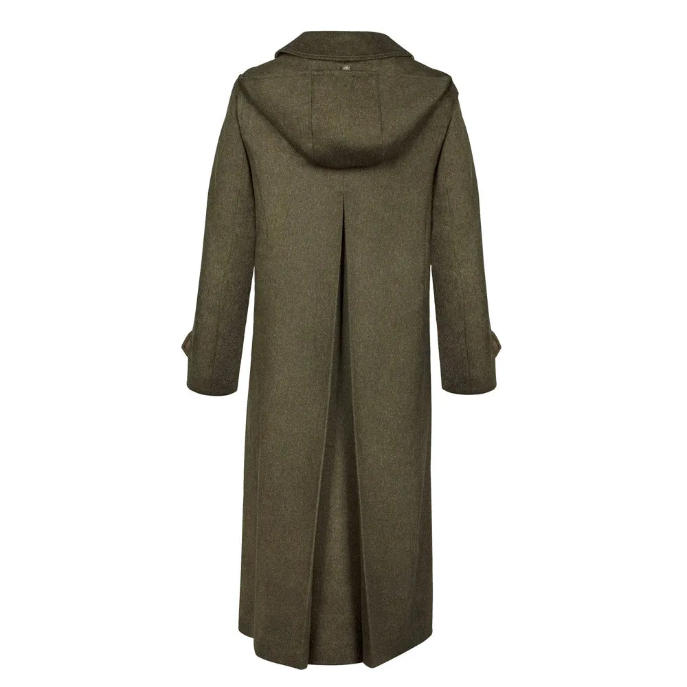 Silvia - Women's Traditional Loden Wool Coat in Green