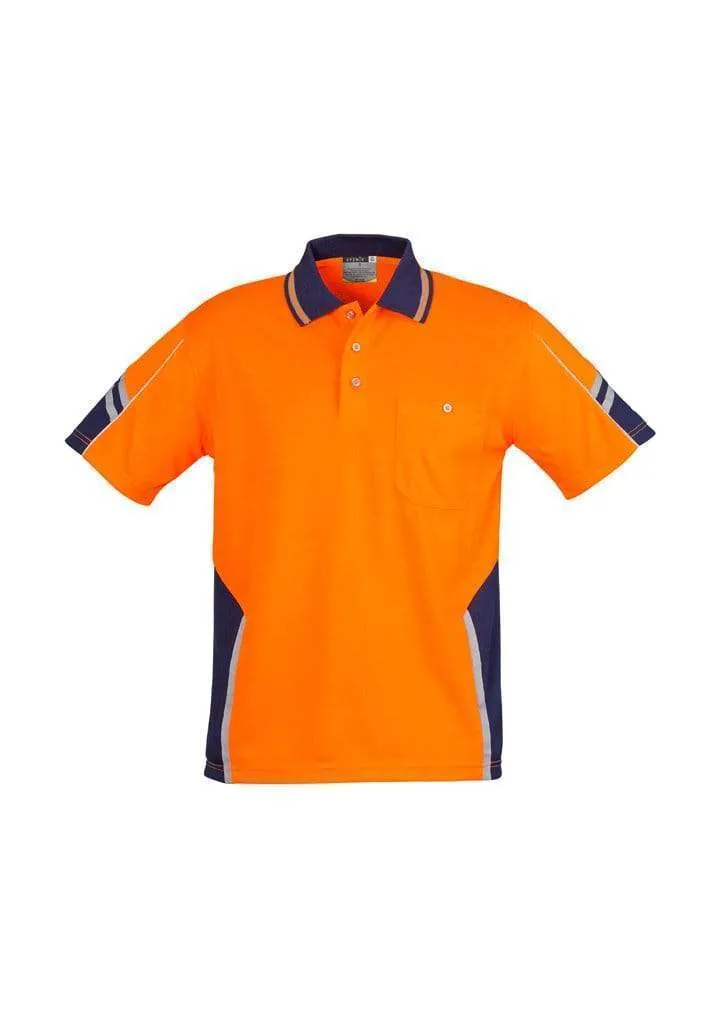 SYZMIK Men’s Hi Vis Squad S/S Polo ZH237