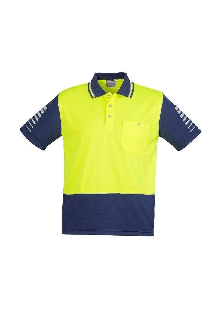 SYZMIK Men’s Hi Vis Zone Polo ZH236