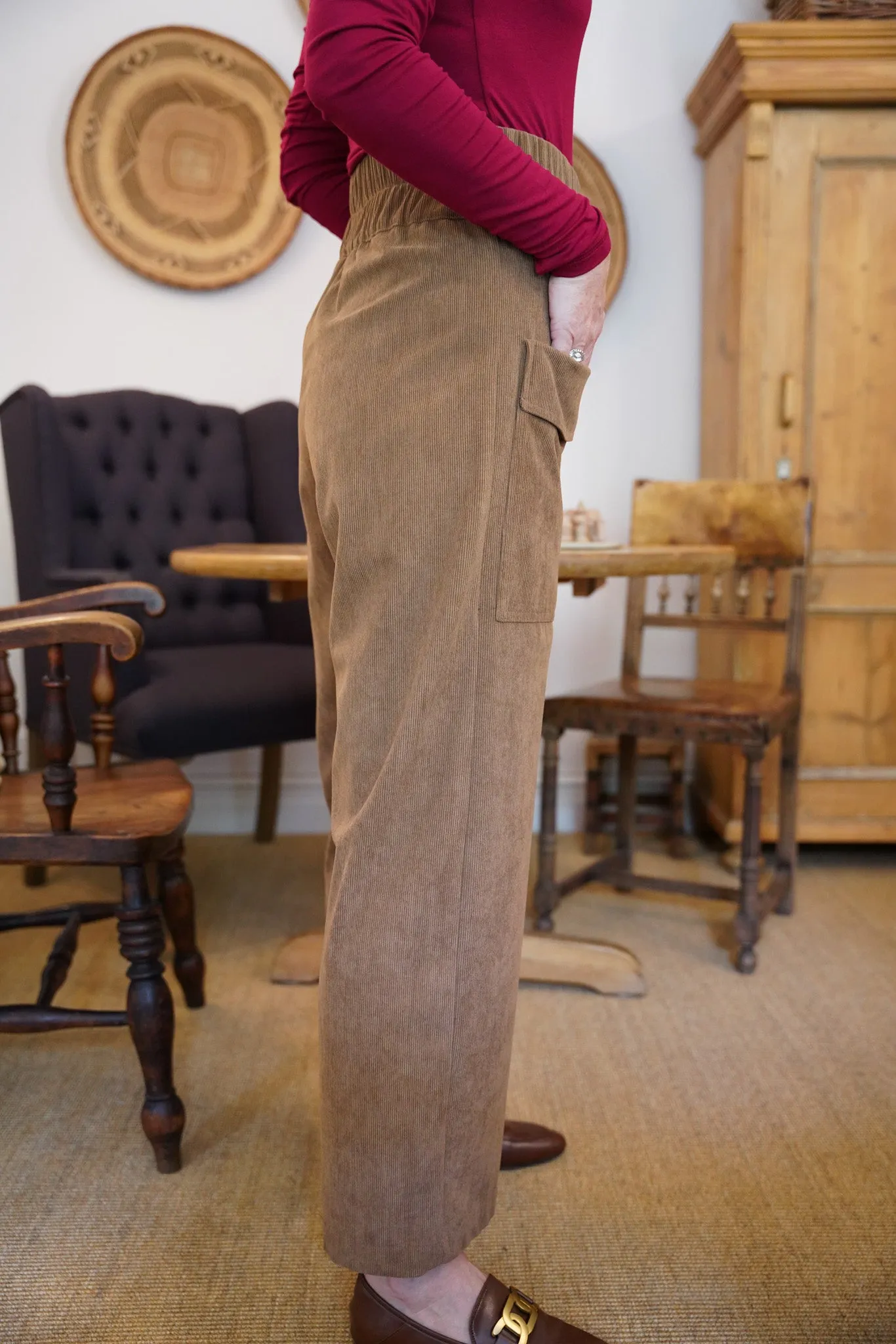 Tan Corduroy Artist Pants