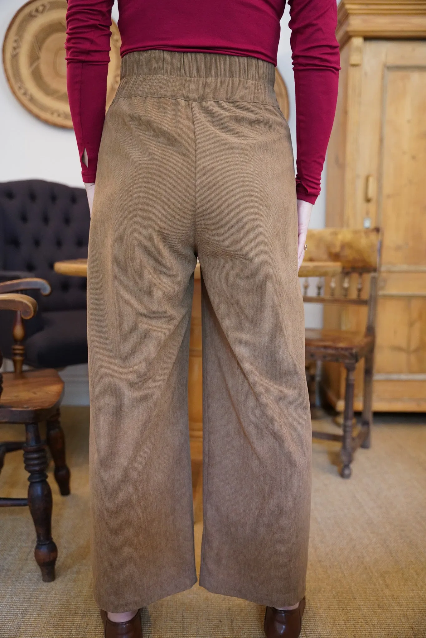 Tan Corduroy Artist Pants